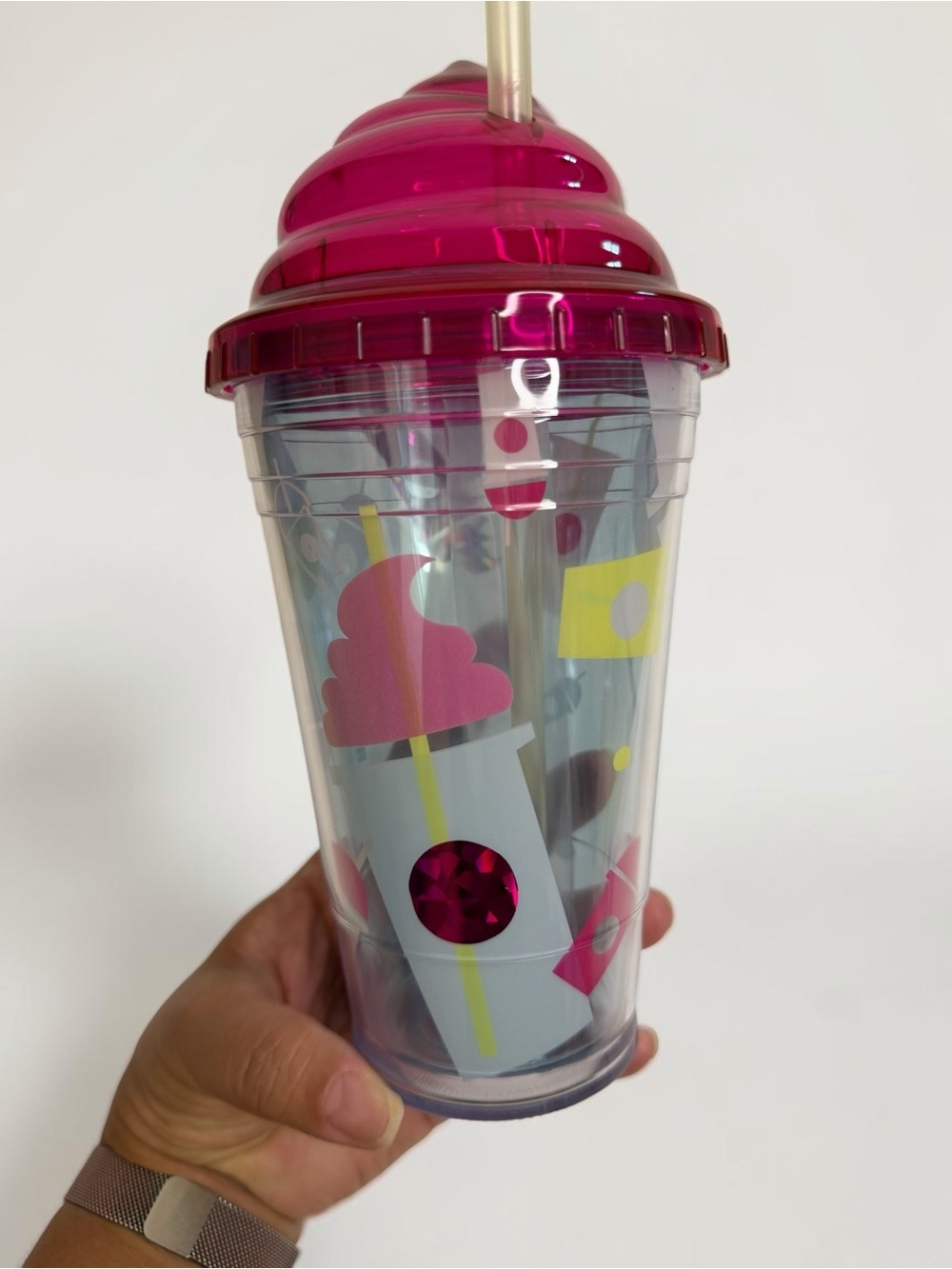 Starbucks Japan 2016 Limited Edition Cold Cup - Whipped Cream Lid - 16oz - Picture 6 of 10